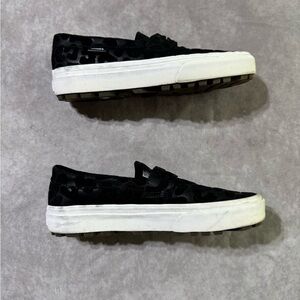 Vans Black Slip-On Sneakers